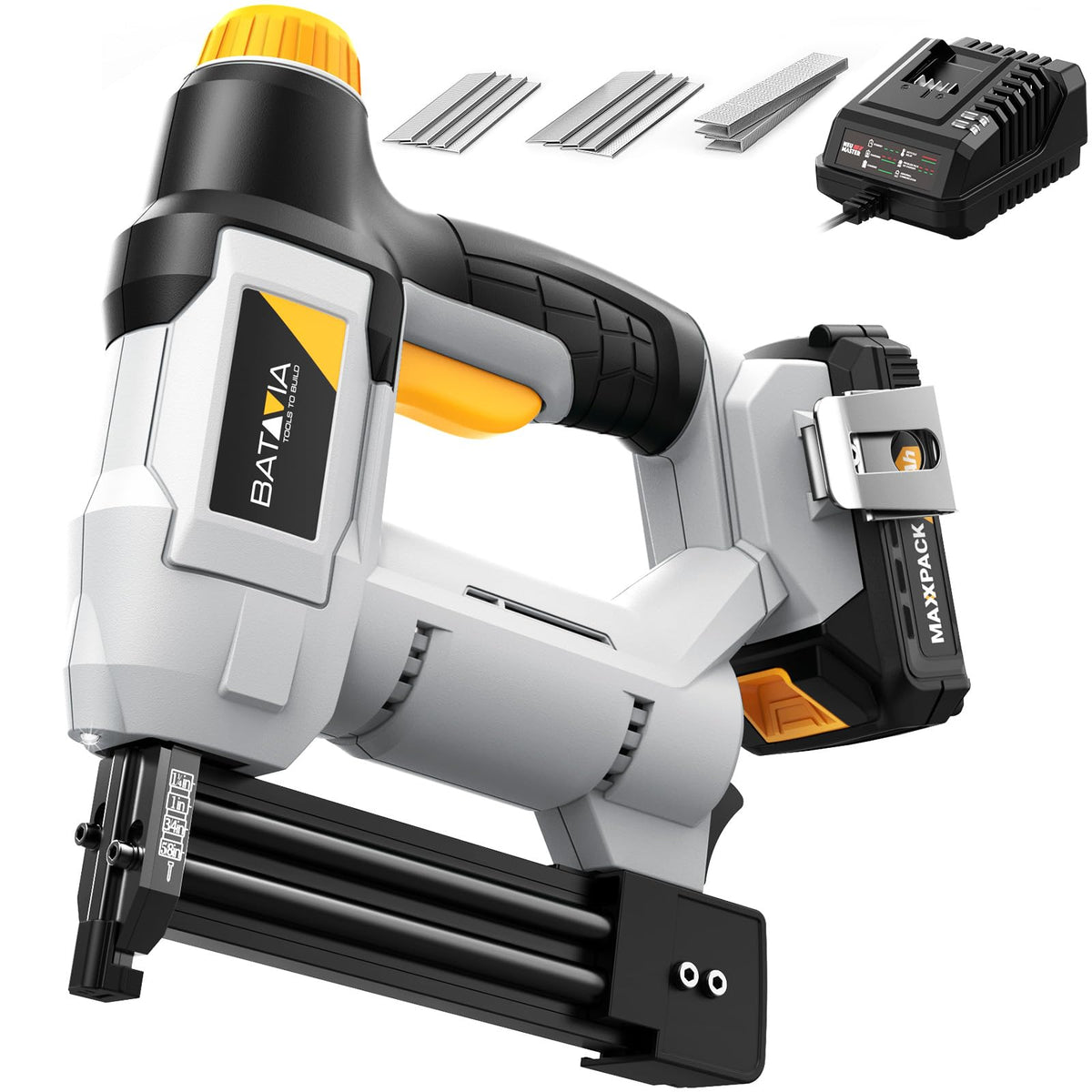 20V Cordless 18GA 2-in-1 Brad Nailer & Stapler Q720008