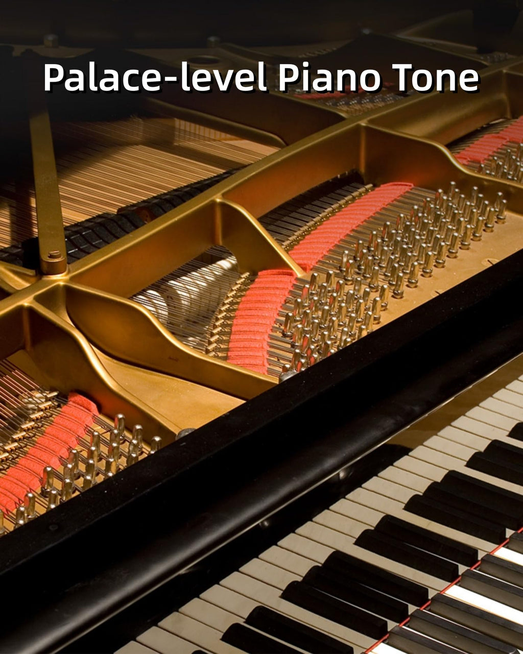 88 Keys Weighted Digital Piano with Stand and Triple Pedal O1623
