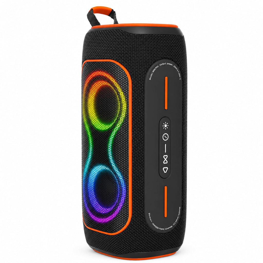 Black 80W Portable Bluetooth Speaker J4734