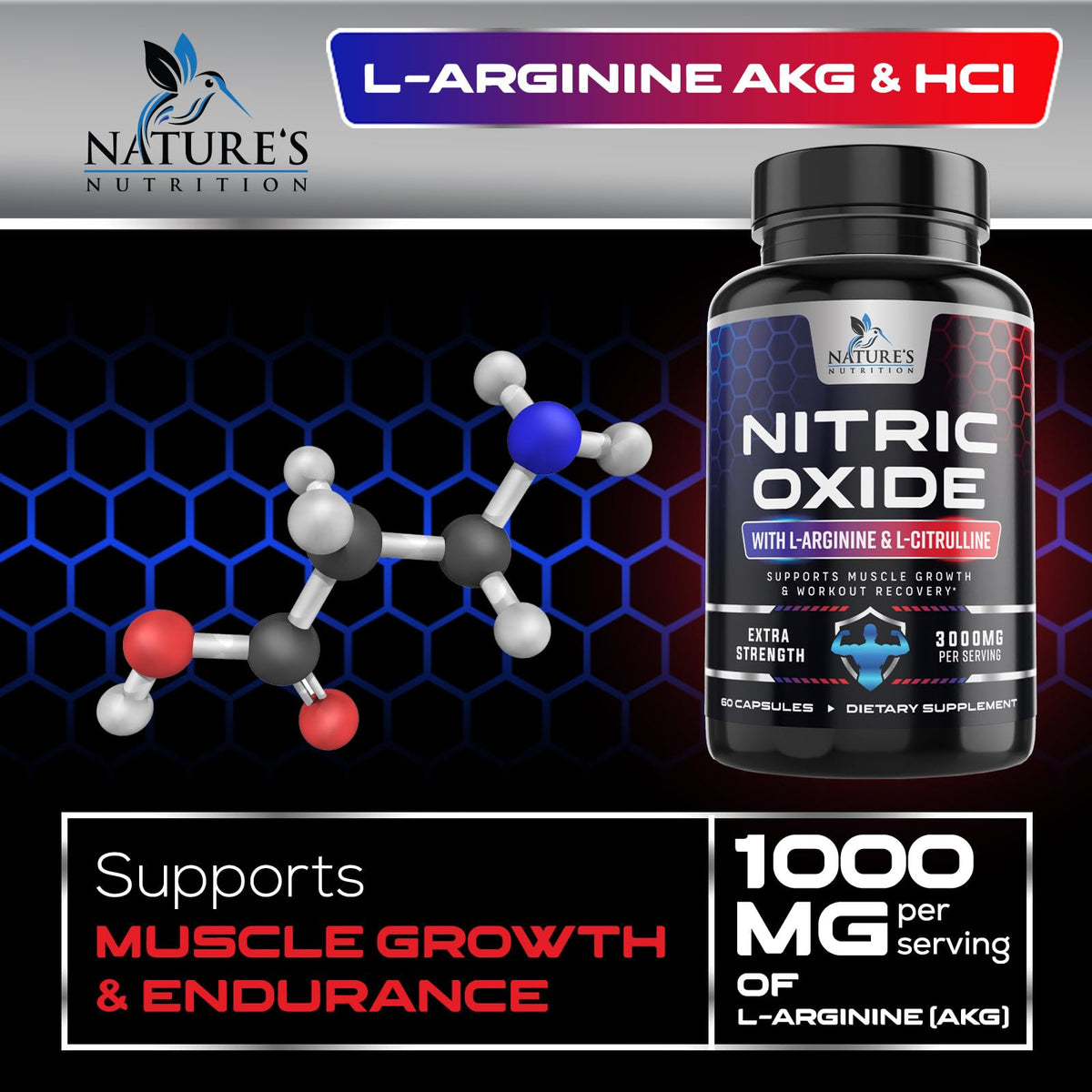 Nitric Oxide Booster 60 Capsules Z197269
