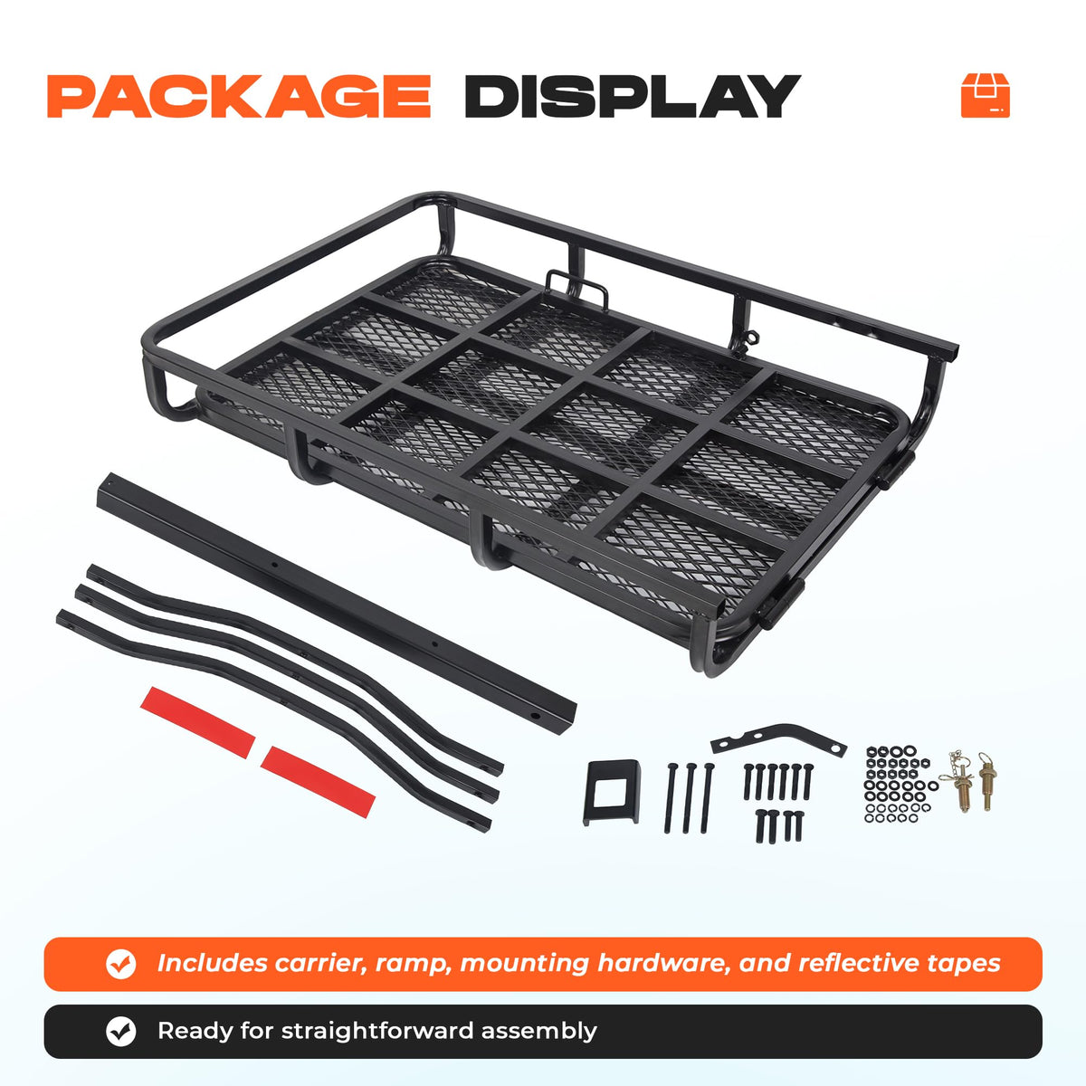Hitch Mount Carrier with Folding Ramp Y93180