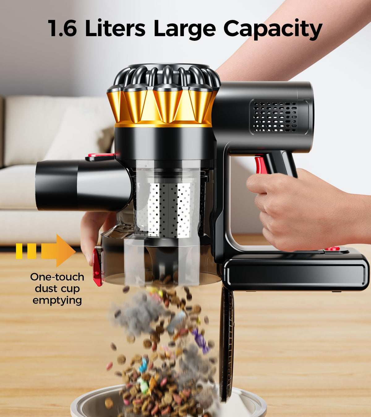 600W 50KPA 65Mins Cordless Stick Vacuum Cleaner G807