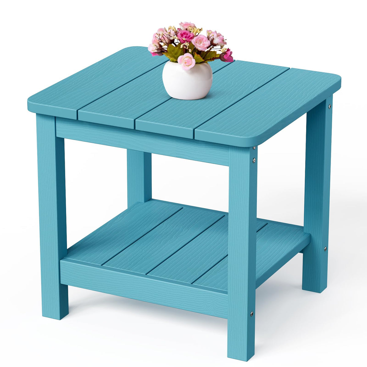 Turquoise Rectangular Outdoor Side Table M1034