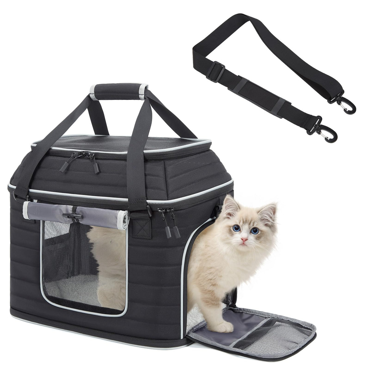 Airline Approved Soft-Sided Pet Carrier for Cats/Dogs Up to 20 Lbs N578