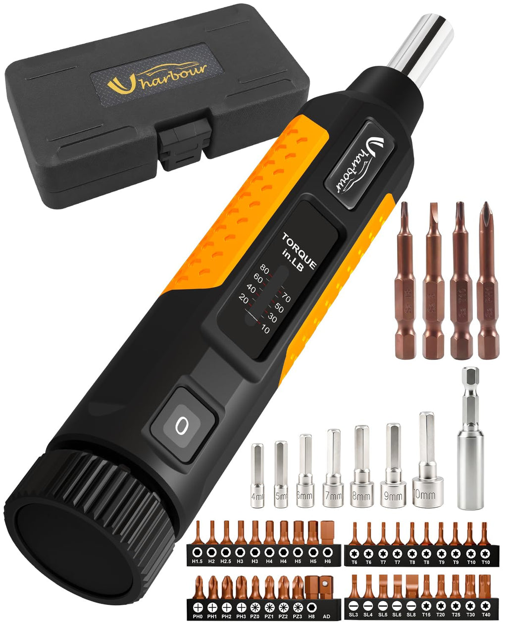 10-80 in.lb Torque Screwdriver Set M8663
