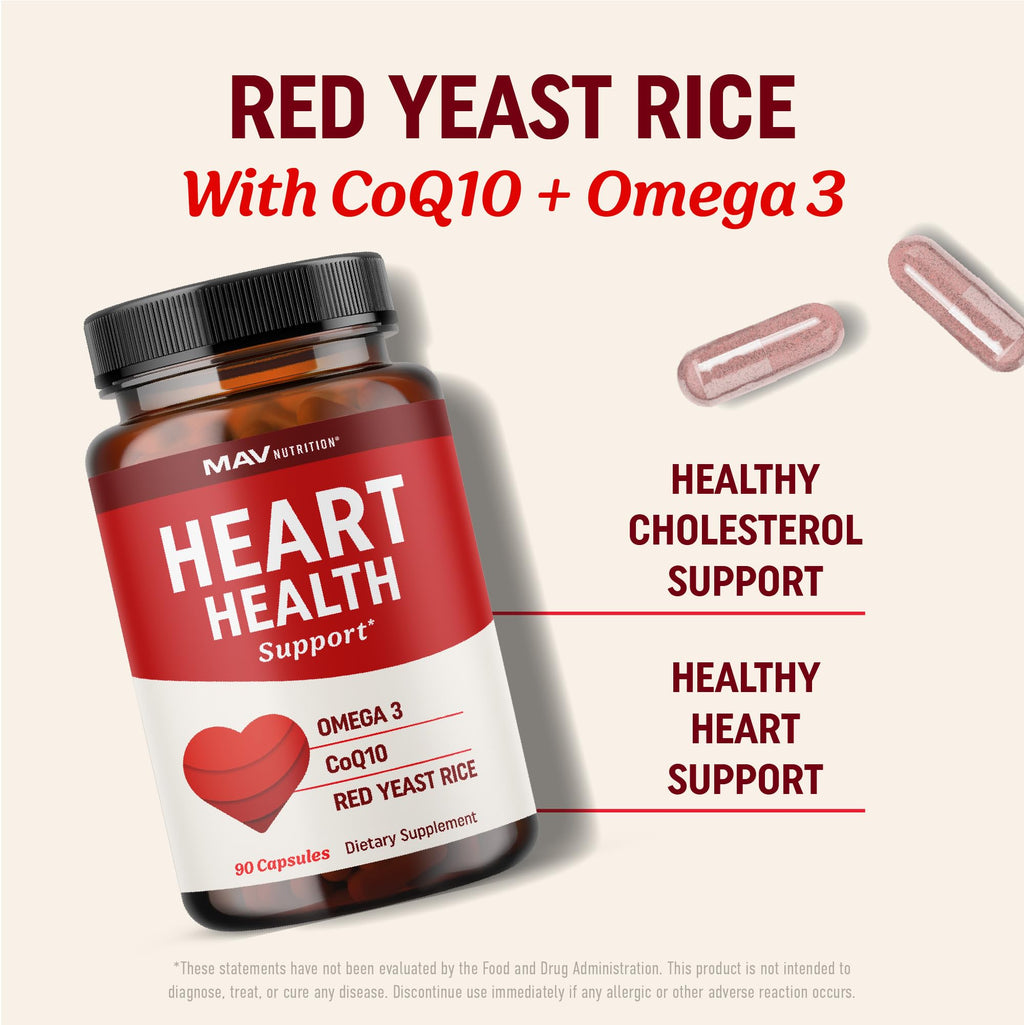 Red Yeast Rice with CoQ10 + Omega 3 1200mg L733
