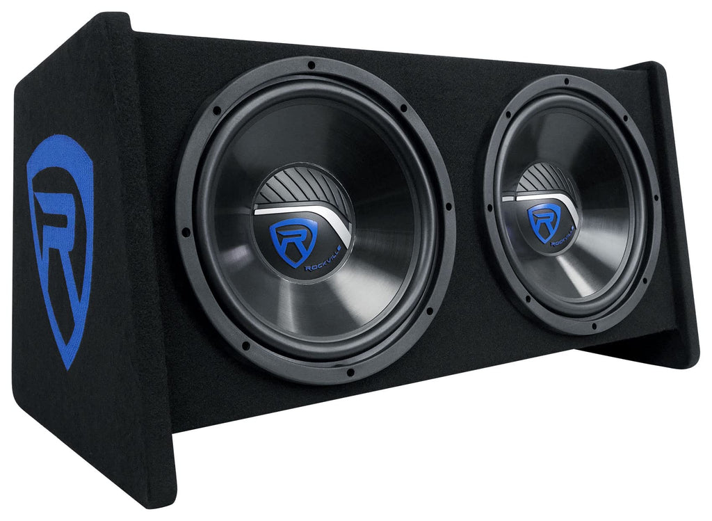 Dual 12" Car Audio Subwoofers Vented Enclosure I353689