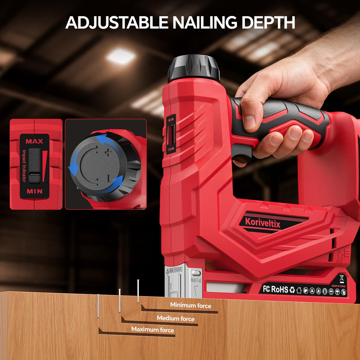 Cordless Staple Nail Gun Z22477