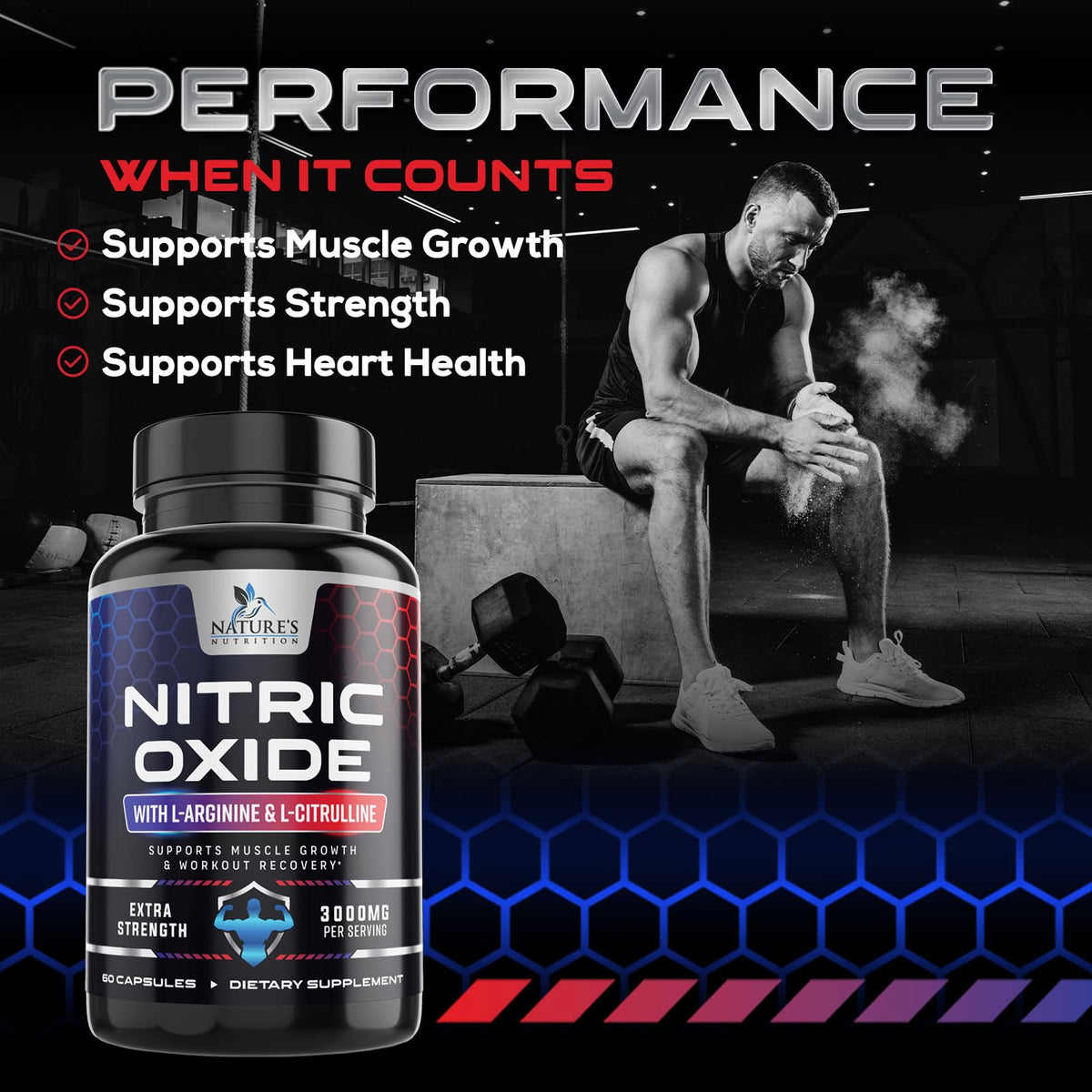 Nitric Oxide Booster 60 Capsules Z197269