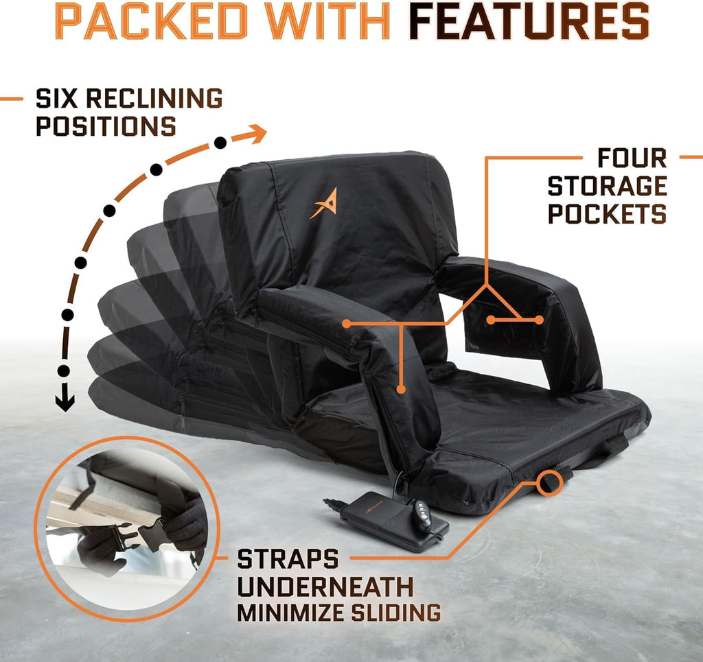 Heated Stadium Seats for Bleachers with Back Support N4785