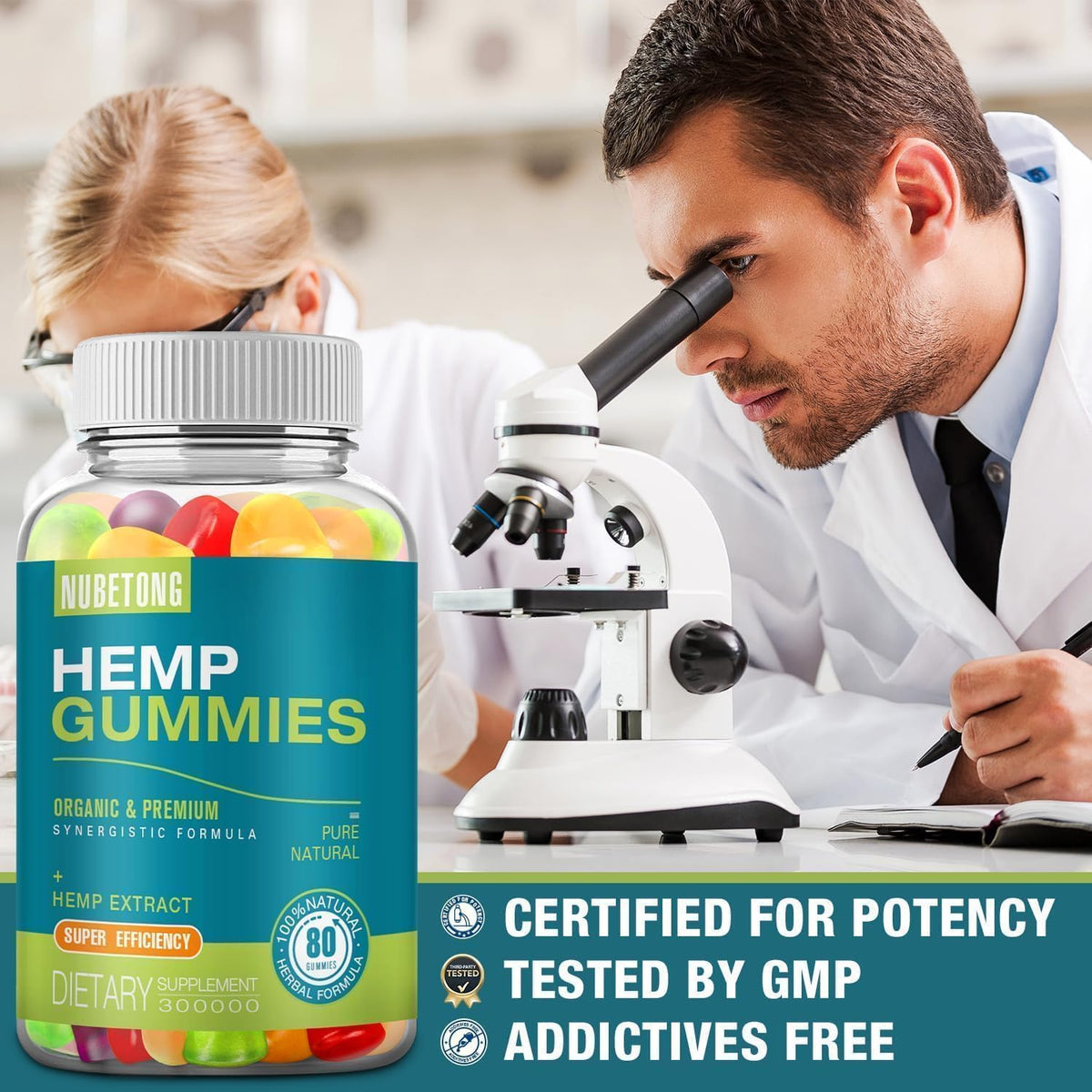 Organic High Potency Hemp Gummies A40644