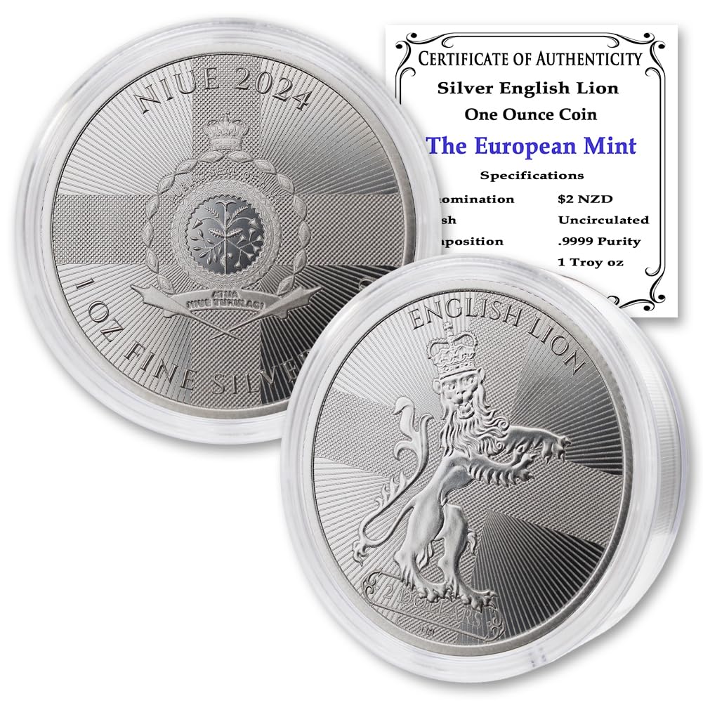 1 oz Silver English Lion Coin E292