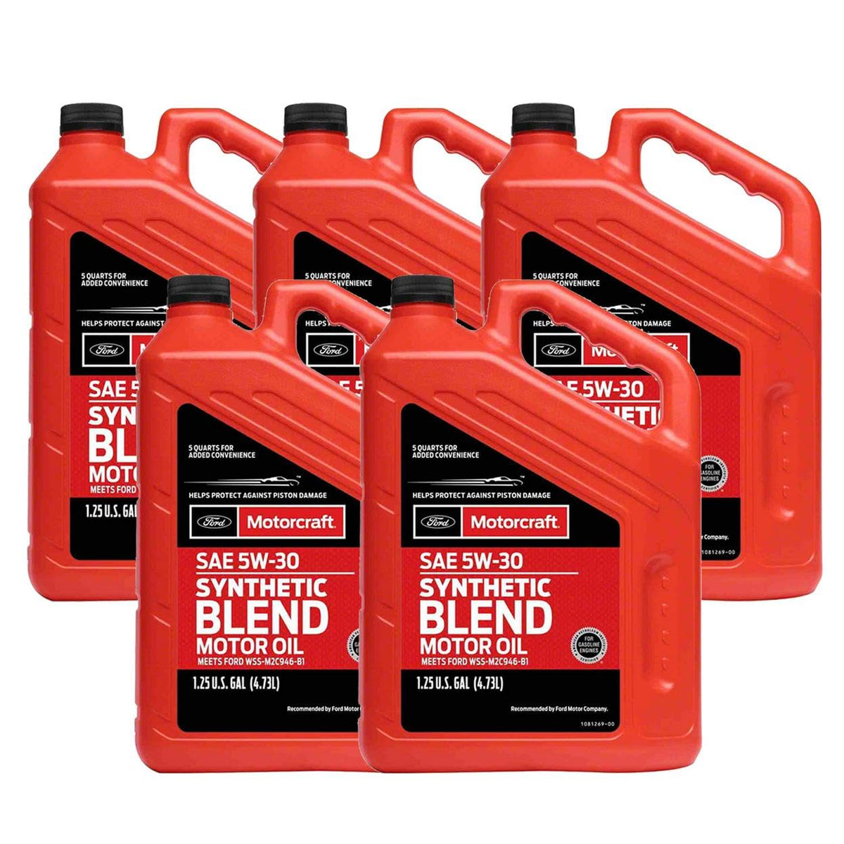 5W-30 Synthetic Blend Motor Oil 25 Quart G834