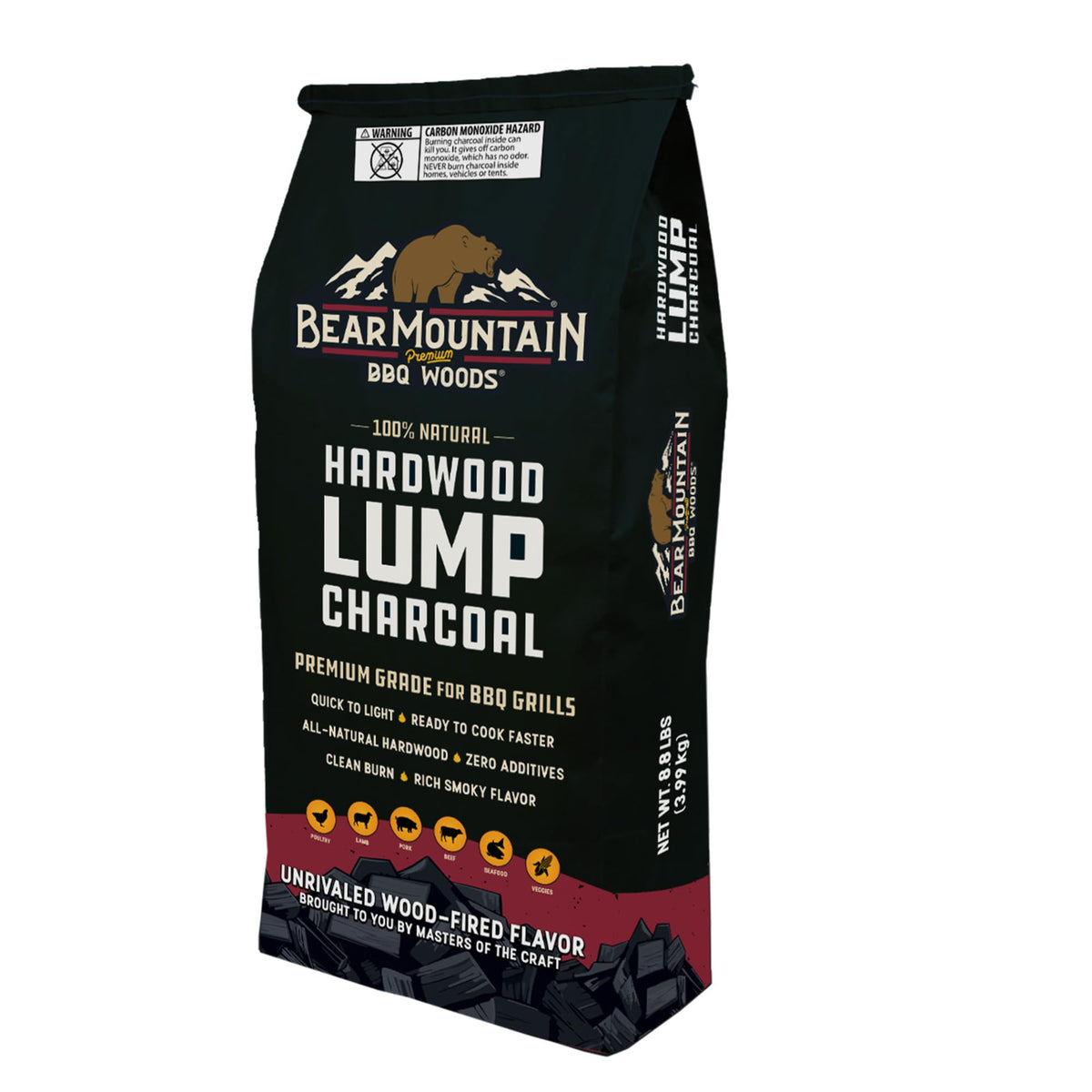 2 Pack Hardwood Lump Charcoal 8.8 Pounds K9752
