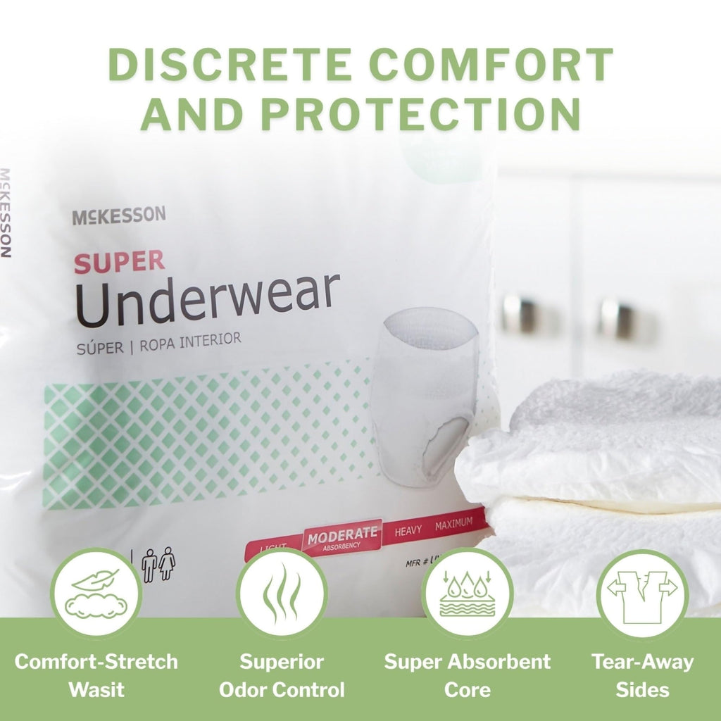 Adult Incontinence Underwear XXL 12 ct O9077