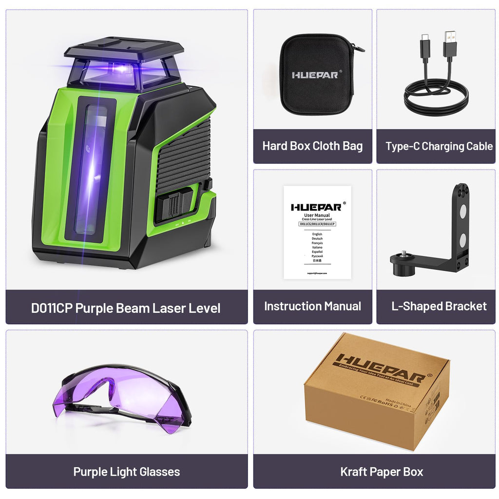 360° Self Leveling Laser Level with Pulse Mode R293