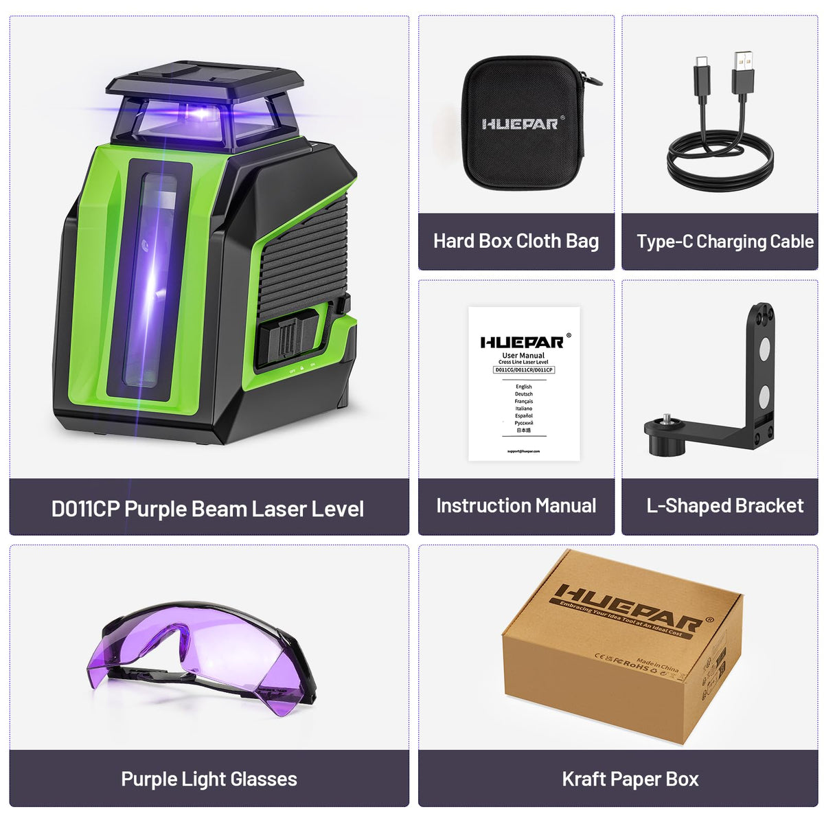 360° Self Leveling Laser Level with Pulse Mode R293