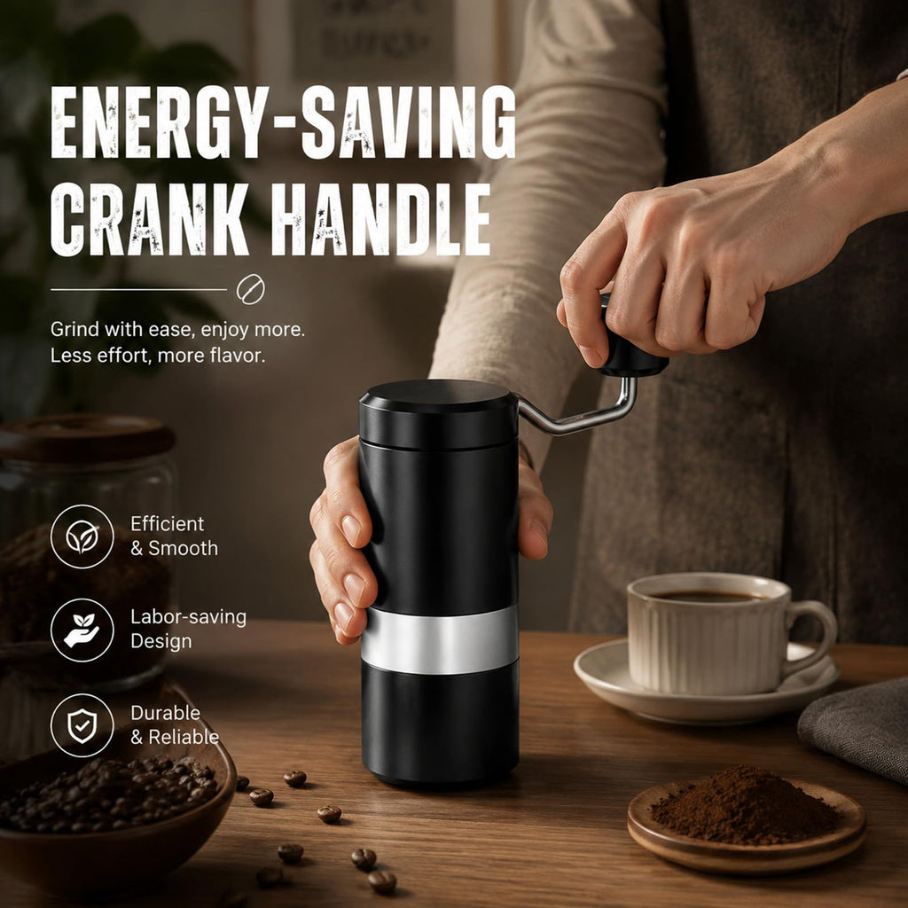 Manual Stainless Steel Conical Burr Coffee Grinder M20574
