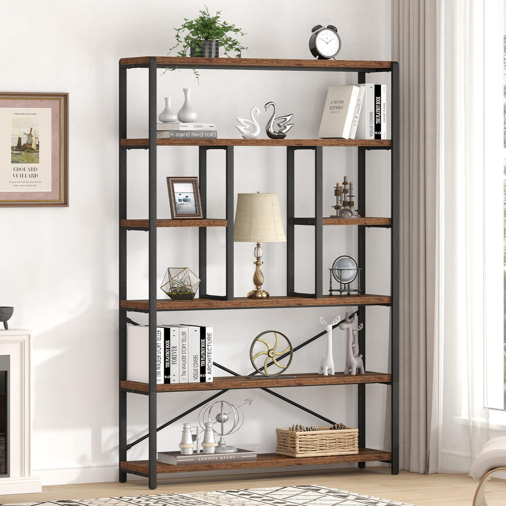 6 Tier Industrial Bookshelf P629