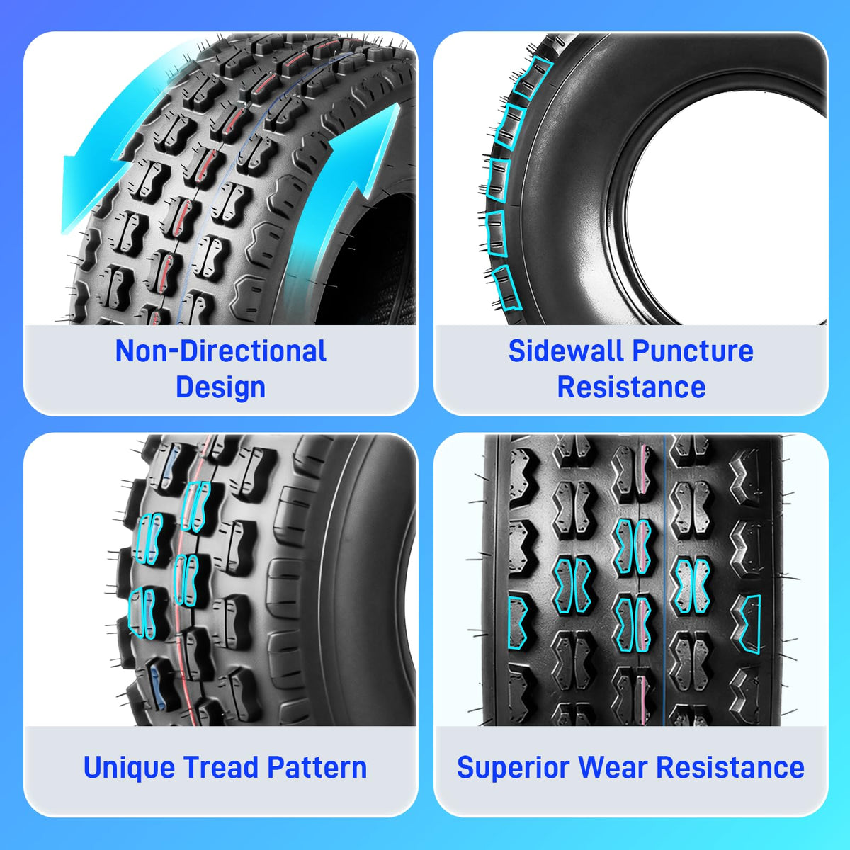 21x8-9 All-Terrain ATV/UTV Tires Set of 2 R735331