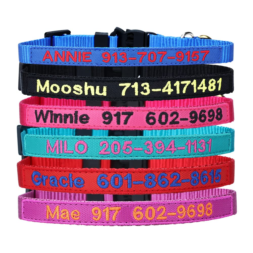 Nylon Cat Collar Breakaway with Bell U143