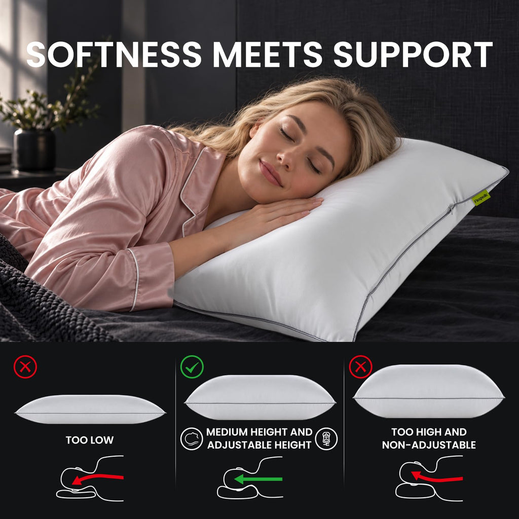 King Size Set of 2 Bed Pillows H9342