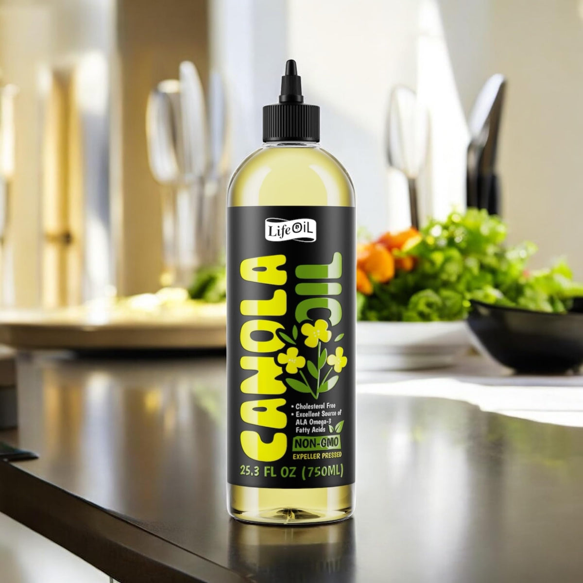 Canola Cooking Oil 25.3 fl oz 2 Pack V4740