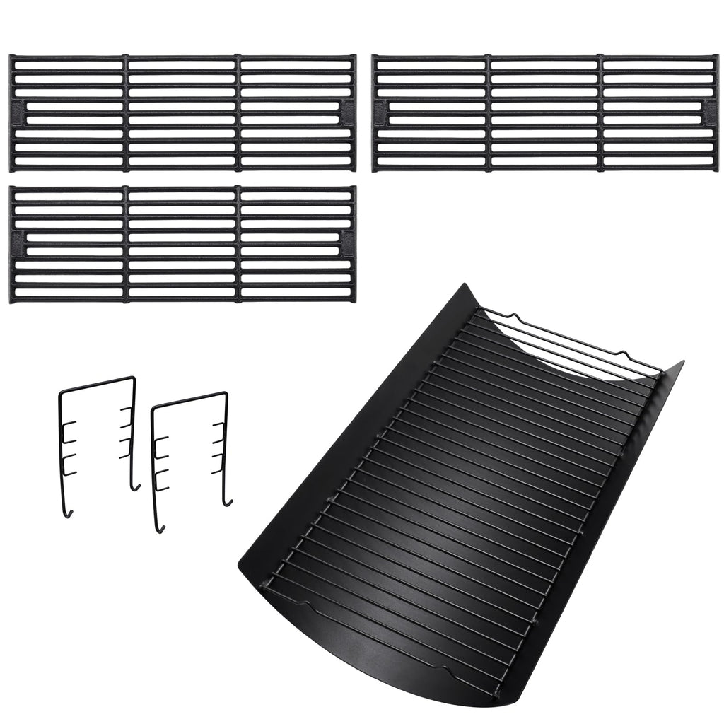20 Inches Ash Pan Drip Pan and Grill Grates for Charcoal Grills C71165