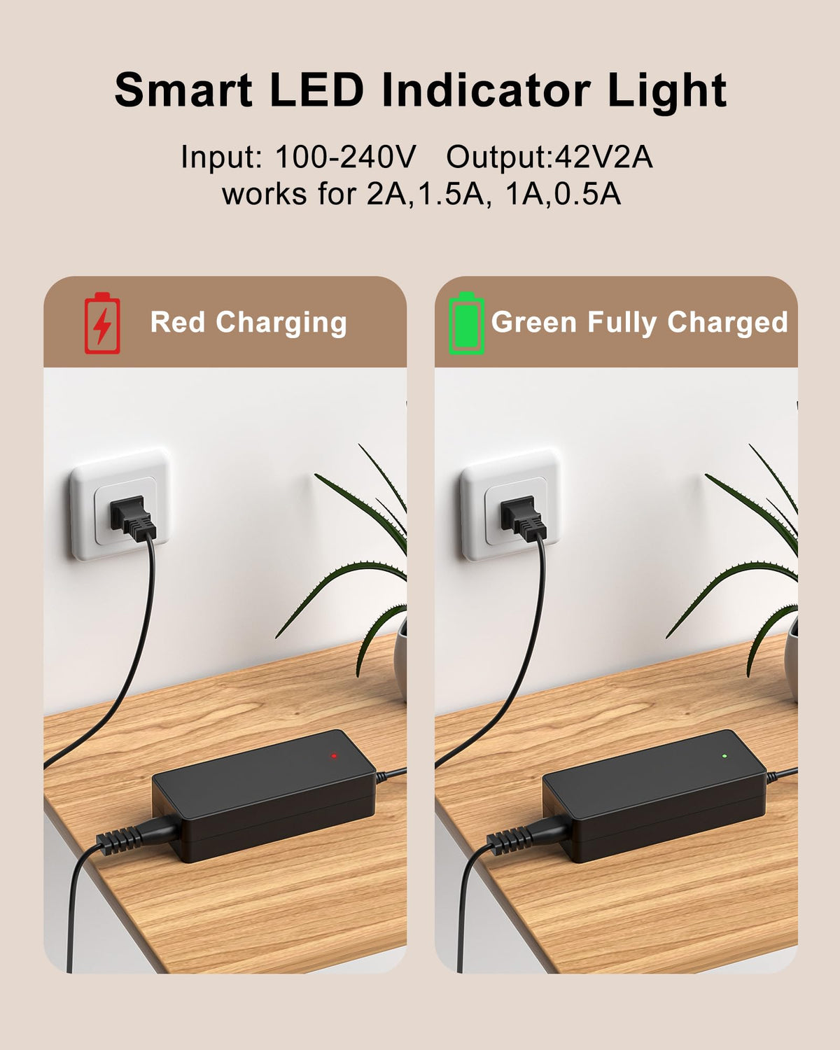 42V 2A Electric Scooter Charger M45251