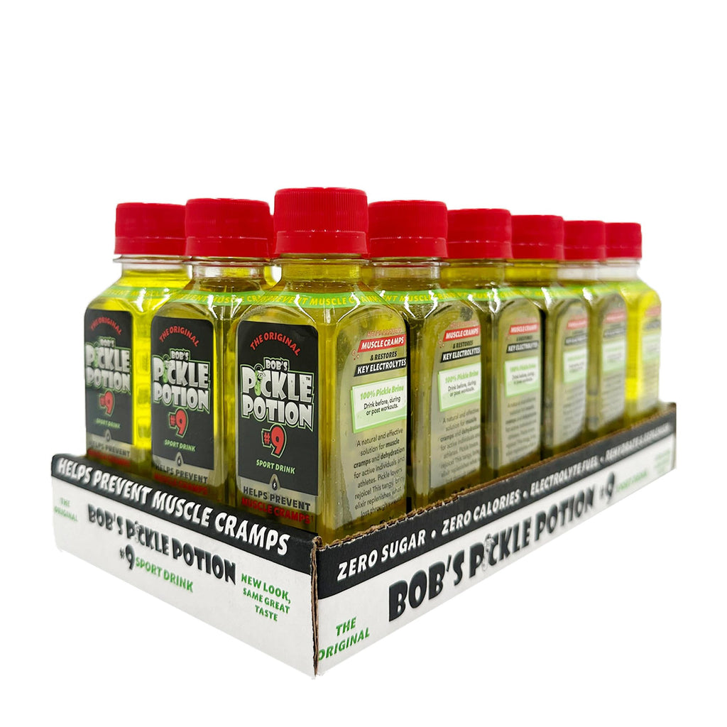 Electrolyte Pickle Shot Zero Caffeine & Gluten-Free 6.3 Oz (Pack of 18, Dill Pickle) Y68699