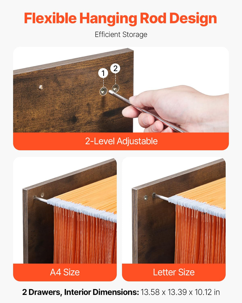 2 Drawer Vertical File Cabinet L214