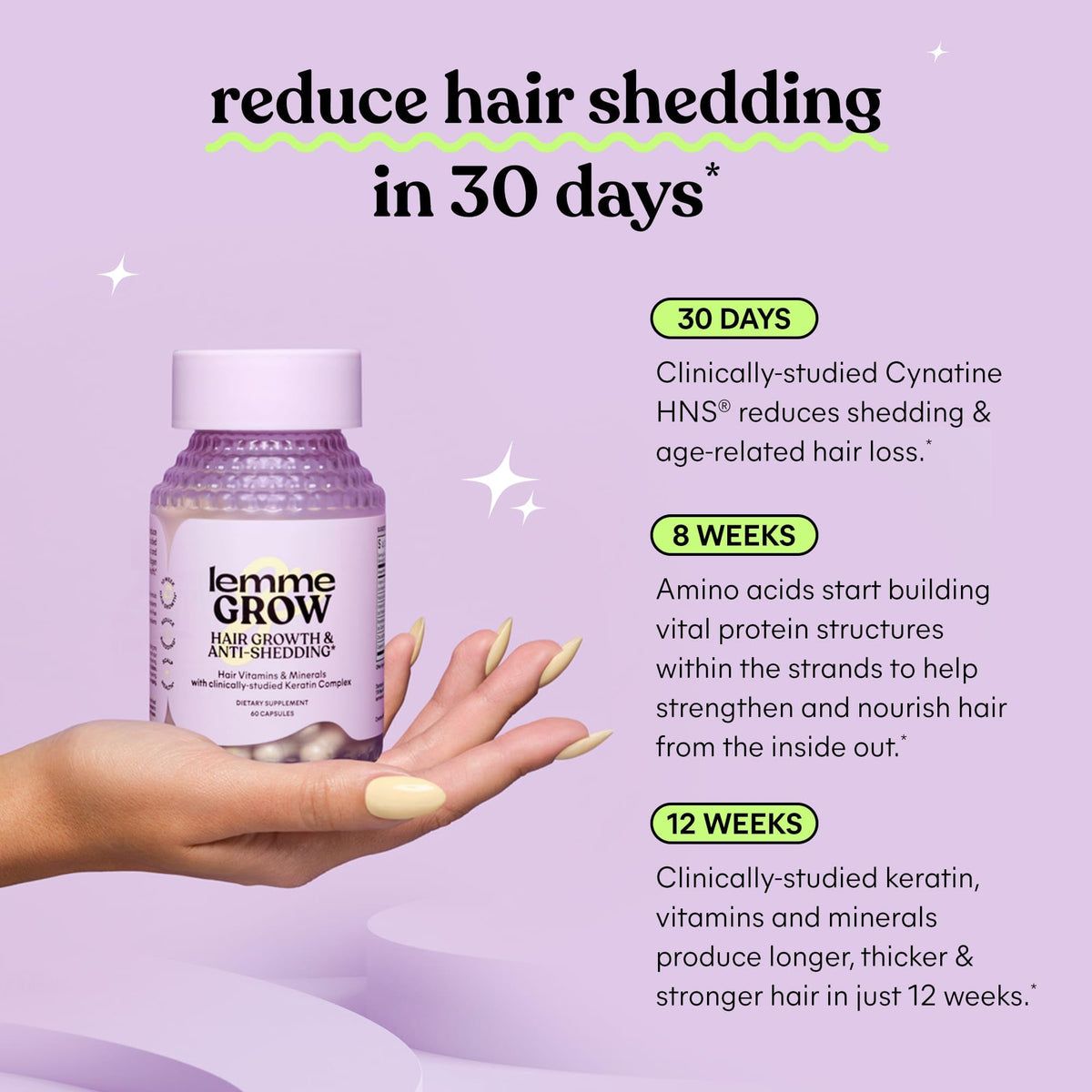 Hair Growth Capsules 30-Day Supply W70300