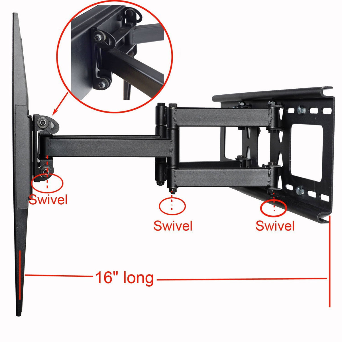 Articulating TV Wall Mount T2413