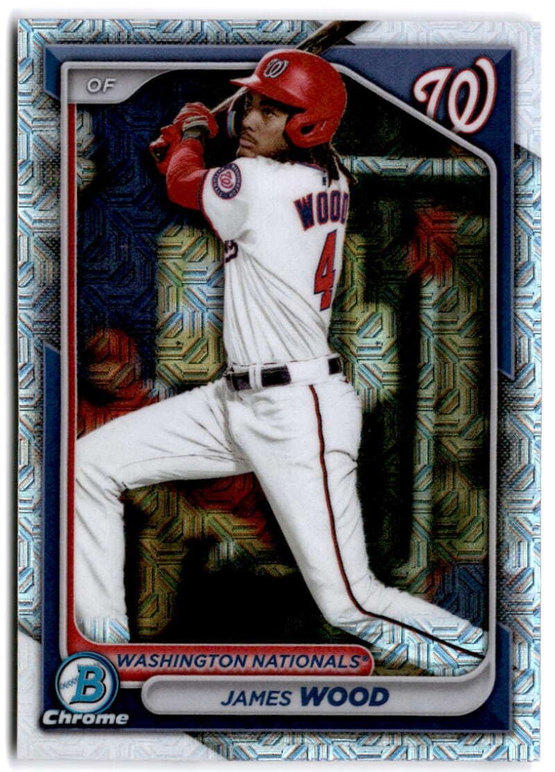 2024 Bowman Chrome Mega Box Mojo Prospects Refractor Baseball Trading Card I545935