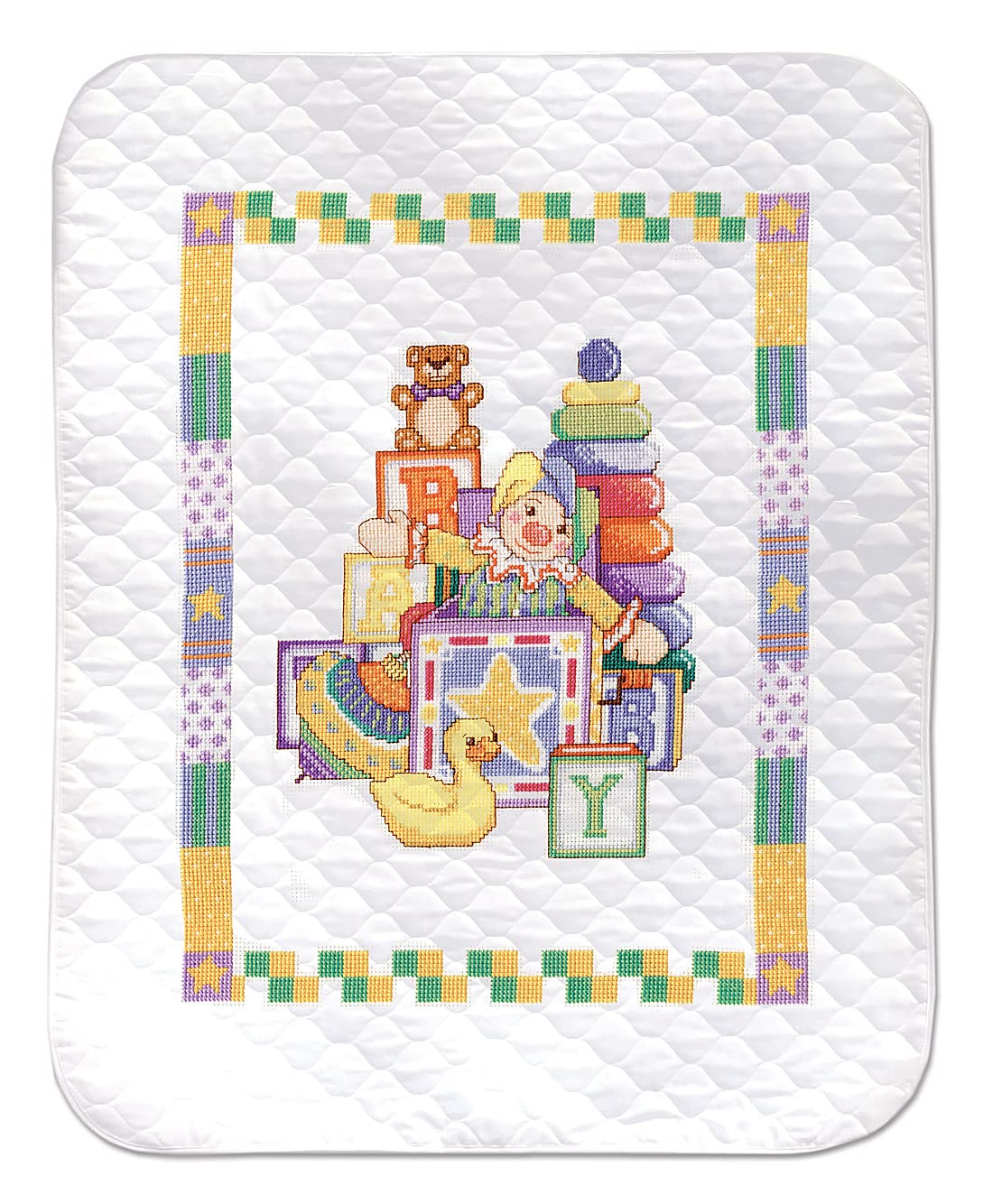 Baby Quilt Cross Stitch Kit, 34"x43" J76343