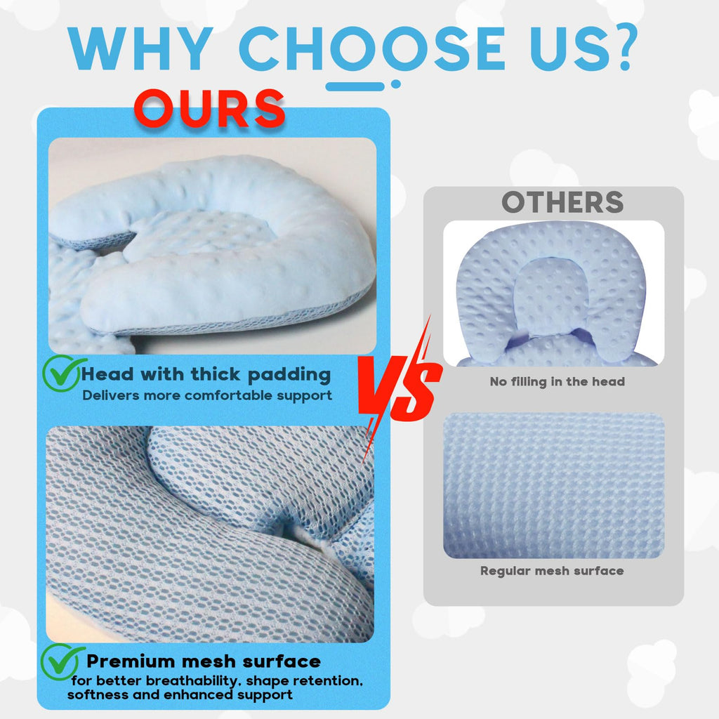 Infant Carseat Insert 2-in-1 Reversible Support Pad J285