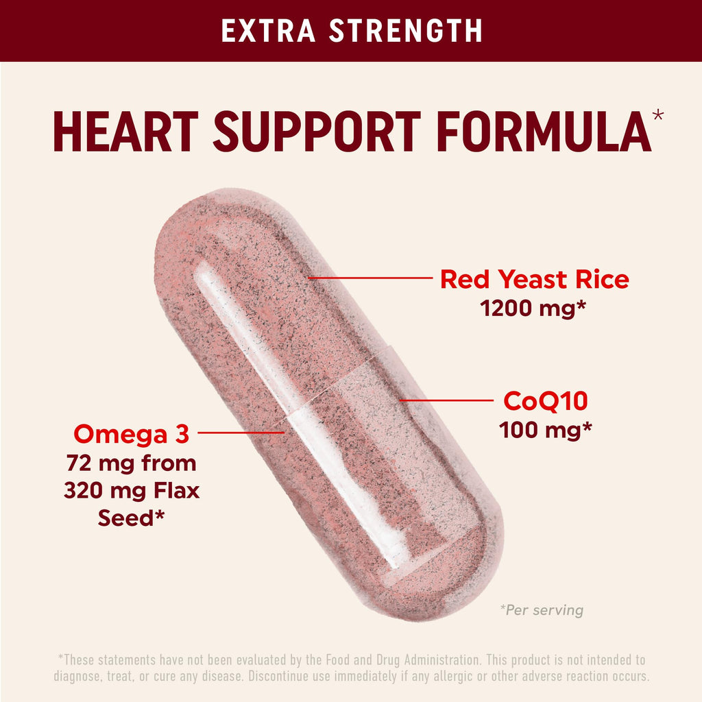 Red Yeast Rice with CoQ10 + Omega 3 1200mg L733