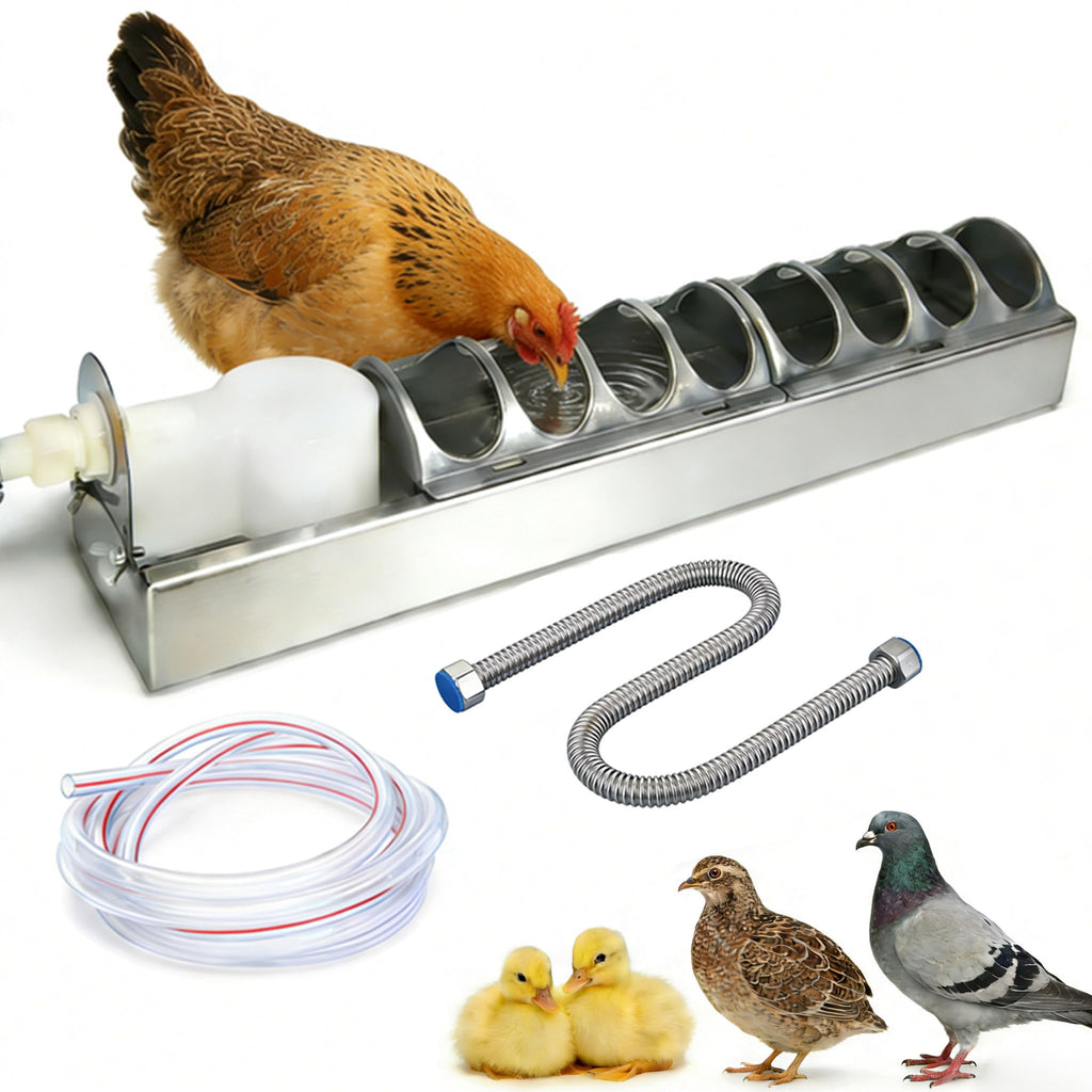 Automatic Stainless Steel Poultry Waterer K62071