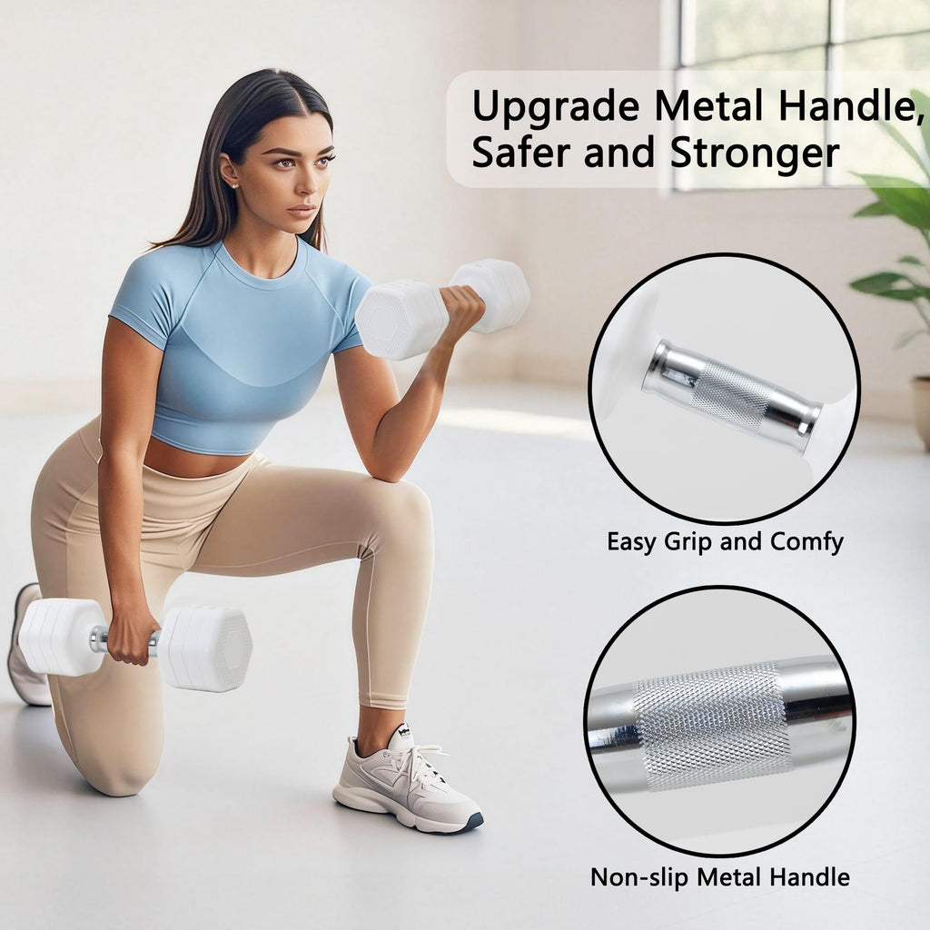 Adjustable Dumbbell Set of 2 Total 20 Lbs B5638