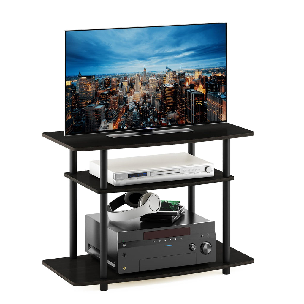 3-Tier Espresso Black TV Stand O5840