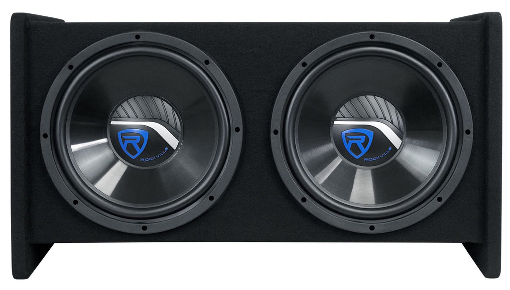 Dual 12" Car Audio Subwoofers Vented Enclosure I353689