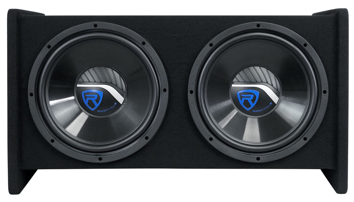 Dual 12" Car Audio Subwoofers Vented Enclosure I353689
