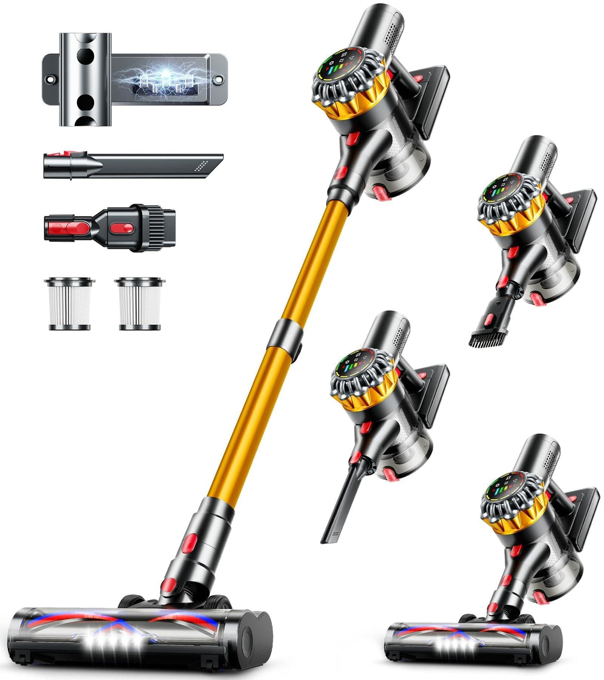 600W 50KPA 65Mins Cordless Stick Vacuum Cleaner G807
