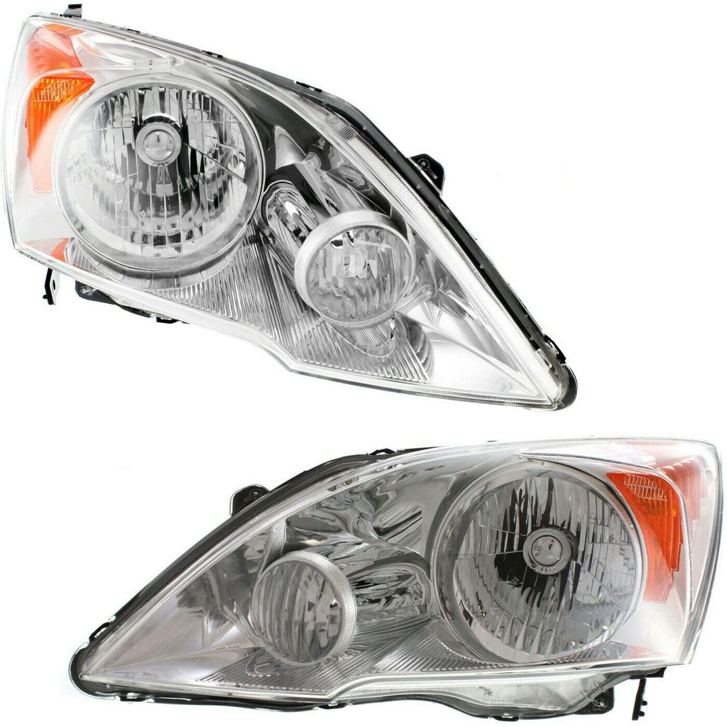 Headlight Left Right Clear Lens H789