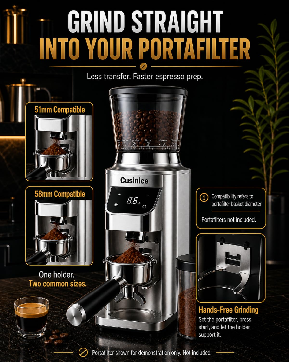 Conical Burr Coffee Grinder C43771
