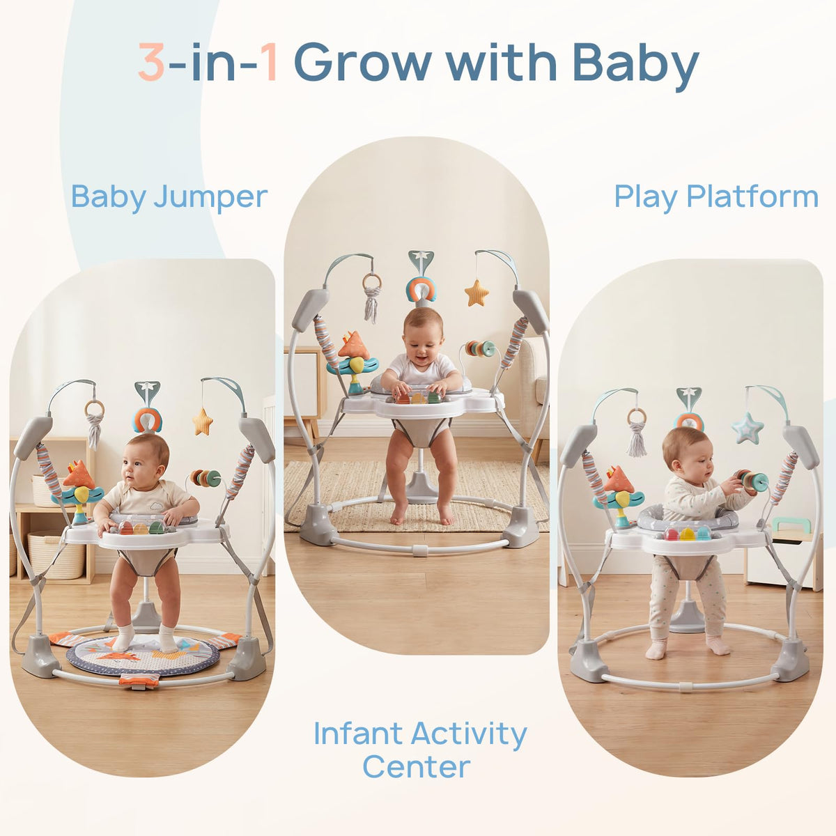 Baby Activity Center with Music, 3 Heights P41519