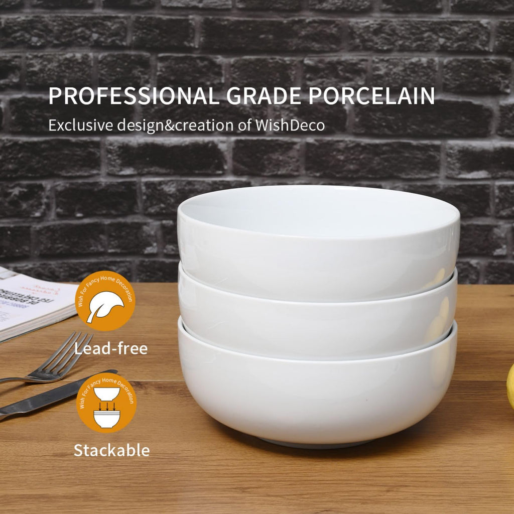 Ceramic Soup Bowls Set of 3 J166083