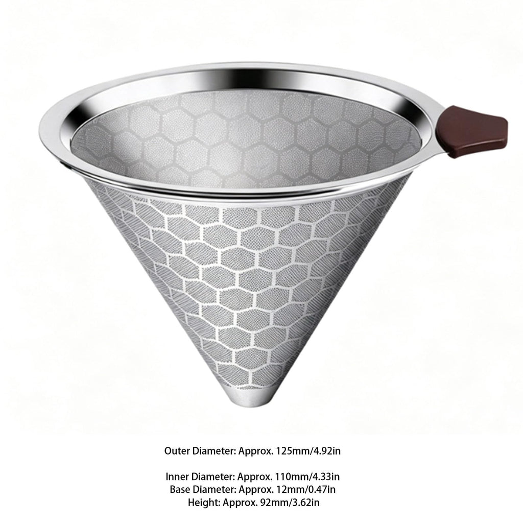 Pour Over Coffee Filter Dripper Stainless Steel L32910