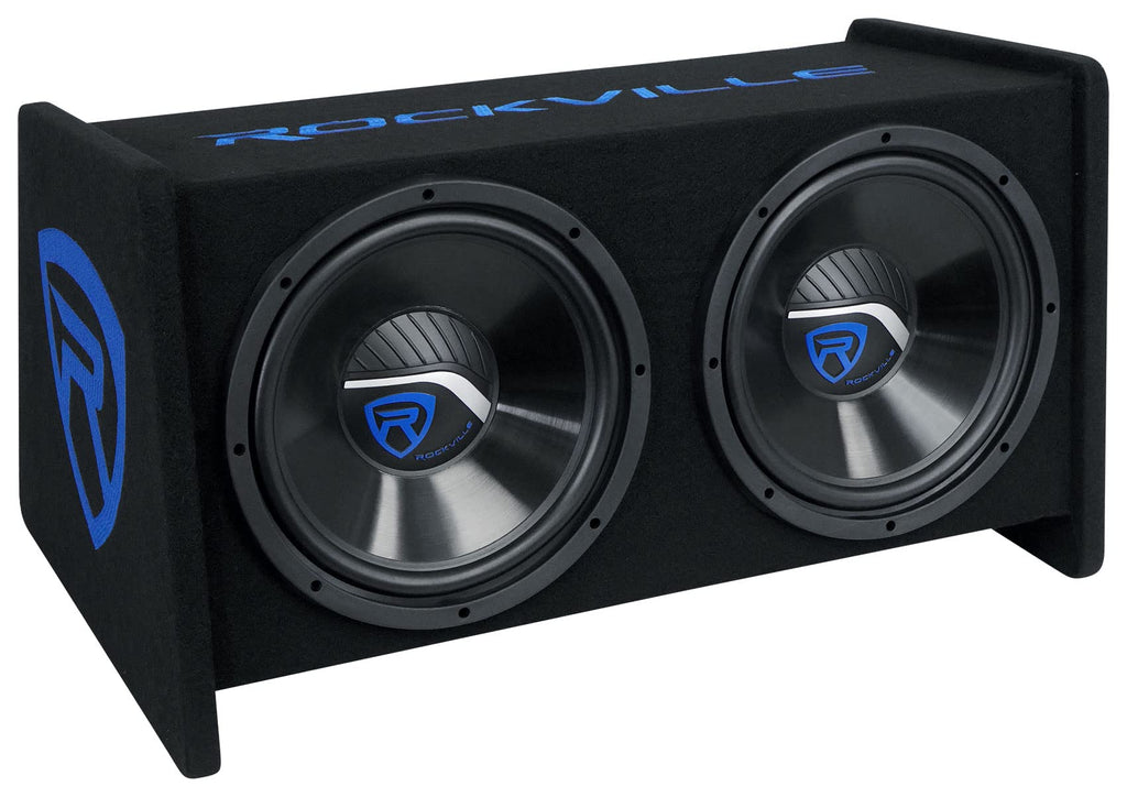 Dual 12" Car Audio Subwoofers Vented Enclosure I353689
