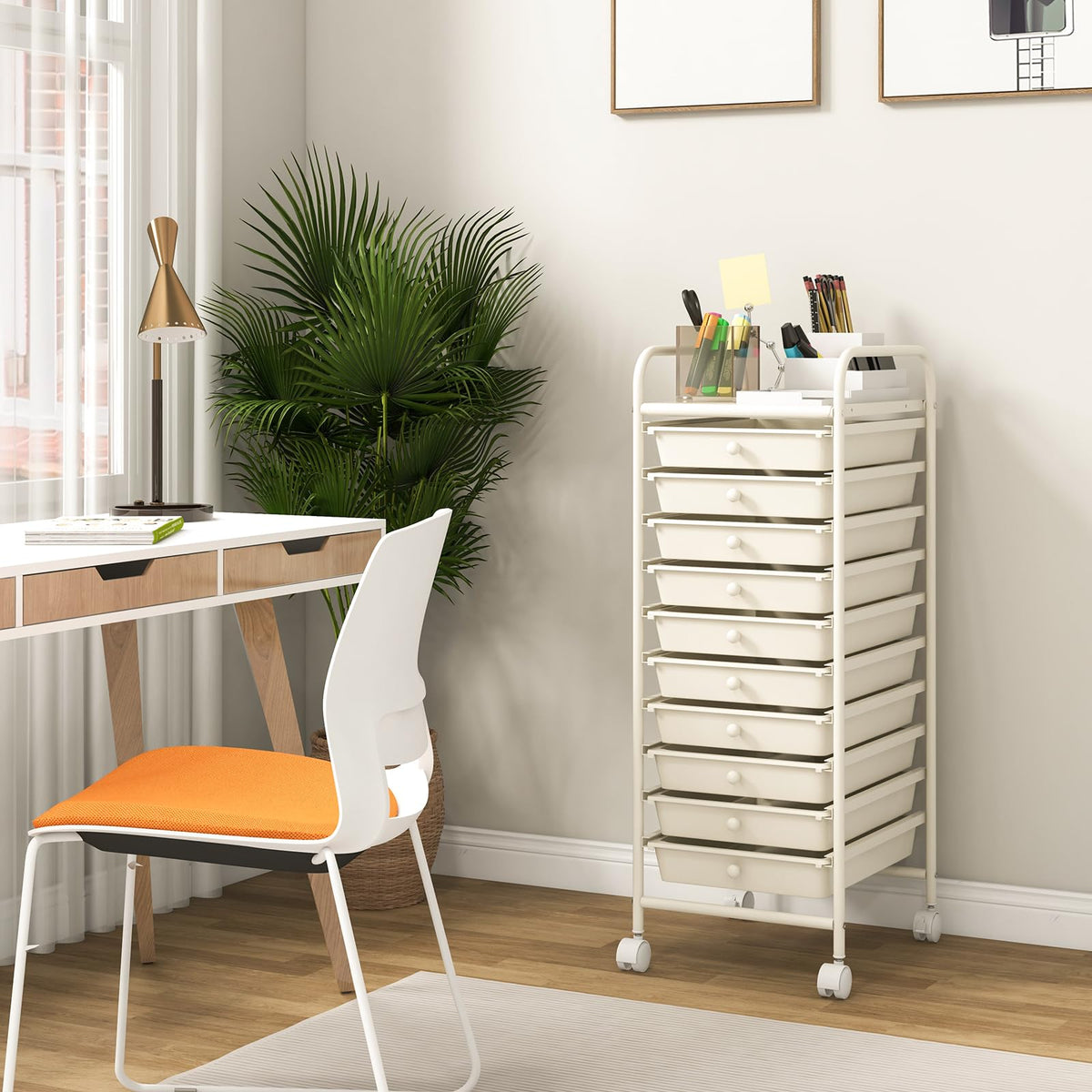 10 Drawer Storage Cart I213